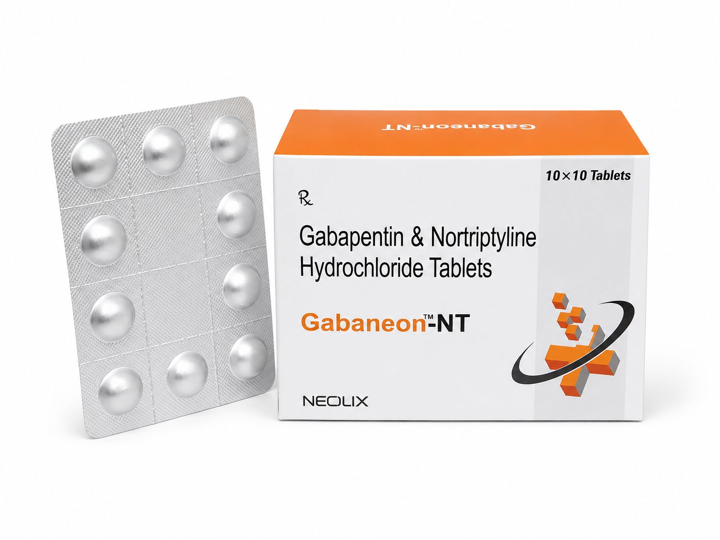 Gabaneon-NT tablets pack — Gabapentin and Nortriptyline HCl