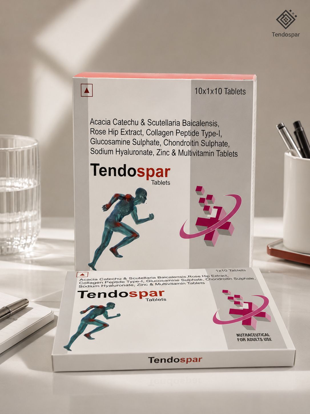 Tendospar tablets pack — Collagen, Glucosamine and Multivitamin Complex